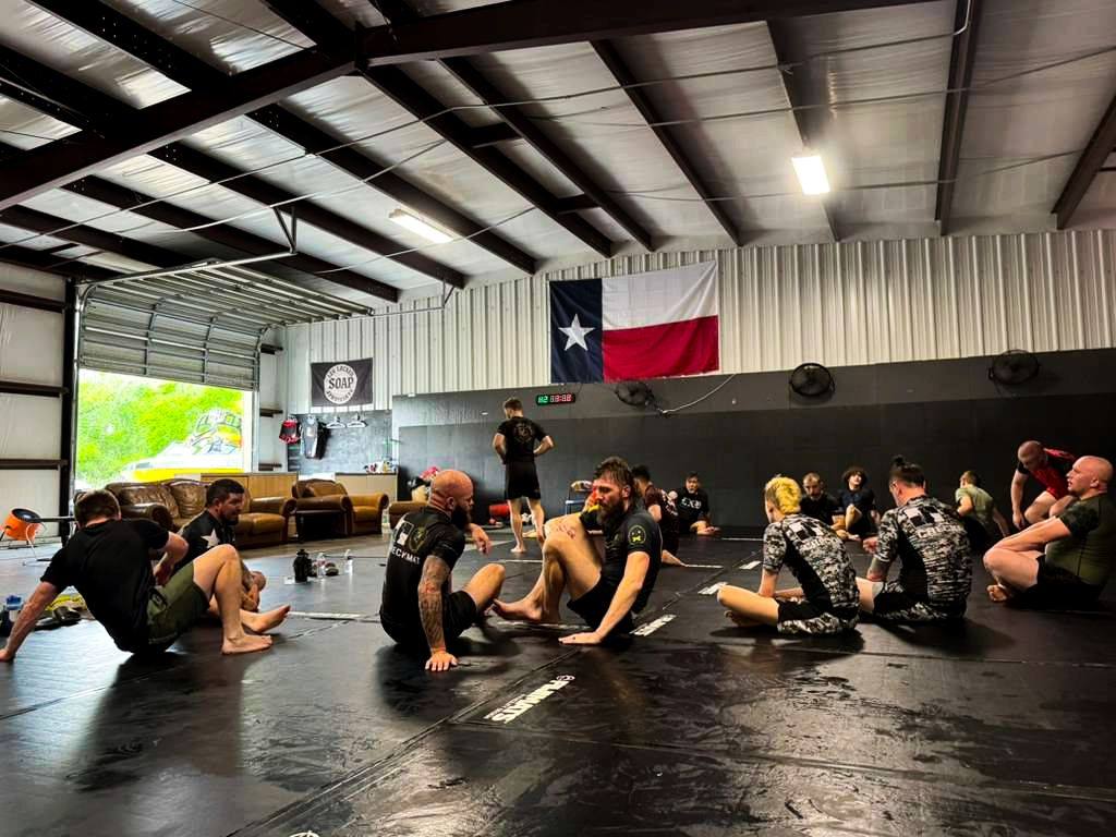 Training session at the gym